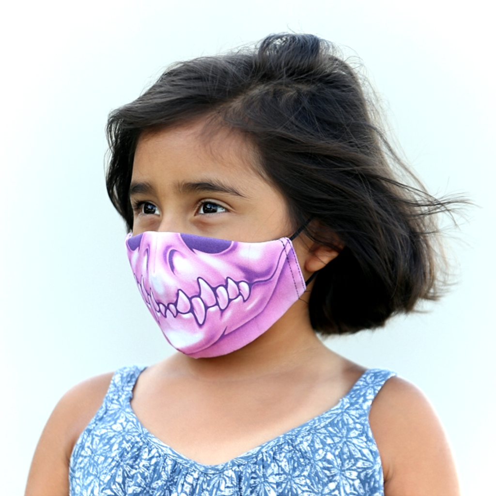 Kids Pink Dino Mask